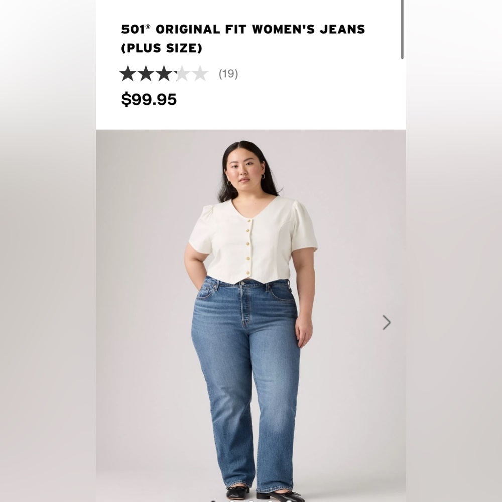 Levi’s 501 Original Fit Women’s Jeans